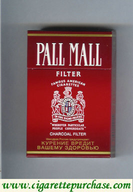 Pall Mall Charcoal Filter Filter cigarettes hard box